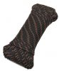 31014_4mm Paracord Black/Orange Reflactive