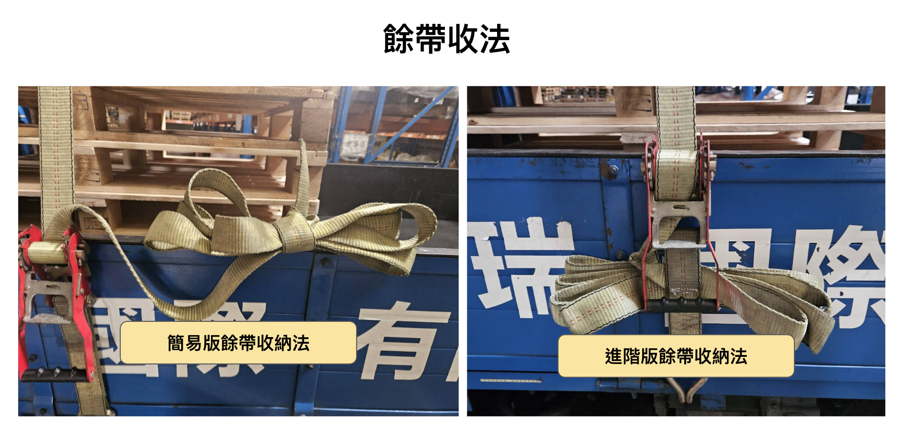 tiedown straps storage